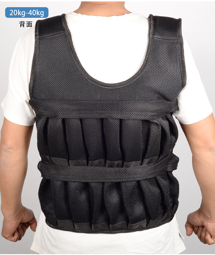 Carefully selected weighted vest for running, sports, fitness, carrying equipment, lead weights, sandbags, leg wraps, training sanda suit