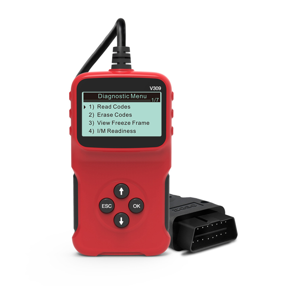 V309 Automotive Fault Diagnostic Tool ELM327 OBD2 Automotive Engine Scanning Tool Code Reader