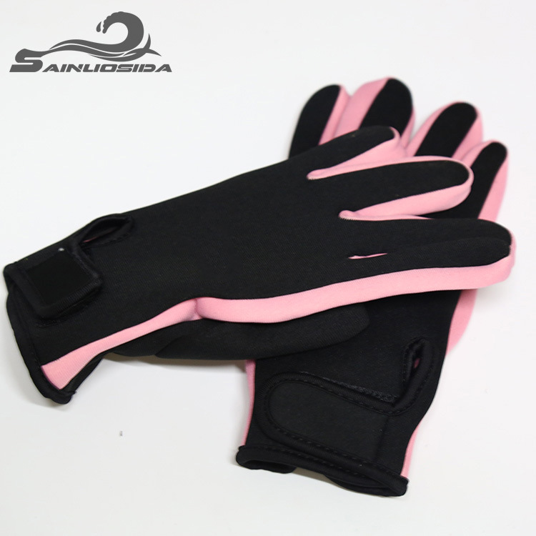 Cross-border diving fabric gloves, cycling anti-slip diving gloves, light and breathable, outdoor adventure wear-resistant anti-slip gloves
