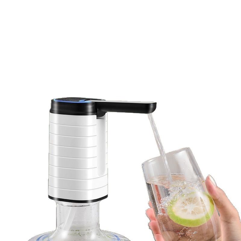 Automatic water filling device for barrel water, folding and rechargeable water dispenser, household, outdoor and kitchen barrel water quantitative water pump