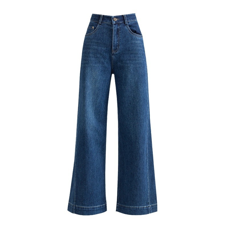 High-end flared jeans for women 2026 Spring/Summer new style, versatile and stylish loose wide-leg pants, high-waisted drape pants