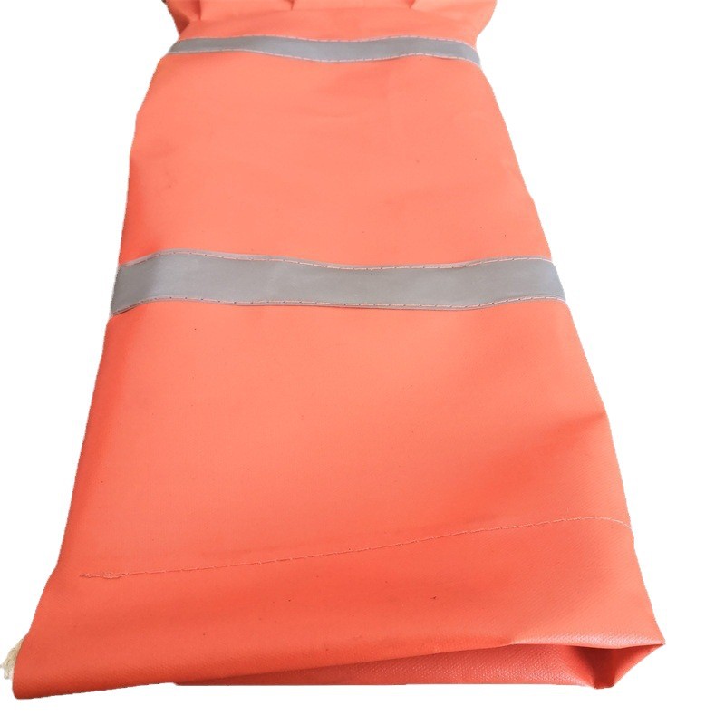 Hydraulic support column protection sleeve, flame-retardant and anti-static hydraulic support telescopic protection cover for coal mines, dust cover