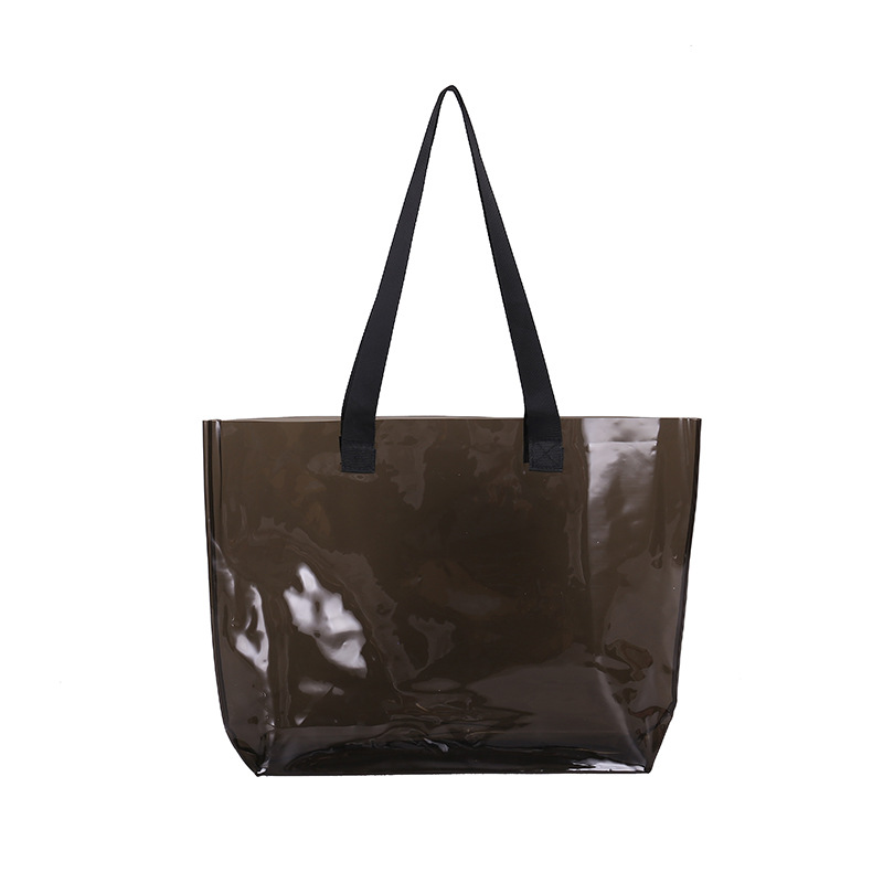 Laser bags, colorful jelly bags, PVC transparent handbags, plastic souvenir gift bags, packaging bags with logo printing customization