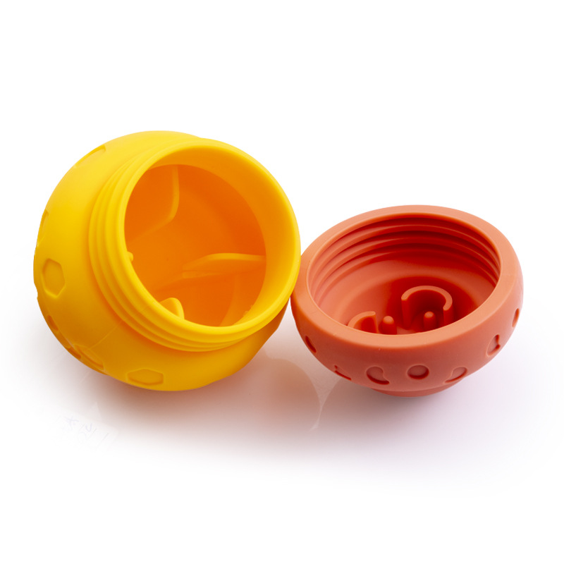 Factory direct sales honeycomb silicone pet slow food dispenser, slow feeding, teeth grinding, self-entertainment, boredom relief, biting resistant pet food dispenser