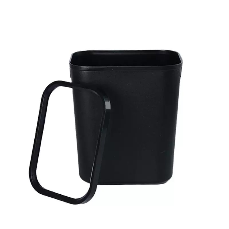 Hotel room trash cans, hotel KTV bathrooms, wastebaskets, office double-layer flame-retardant buckets, square LIDS, commercial use