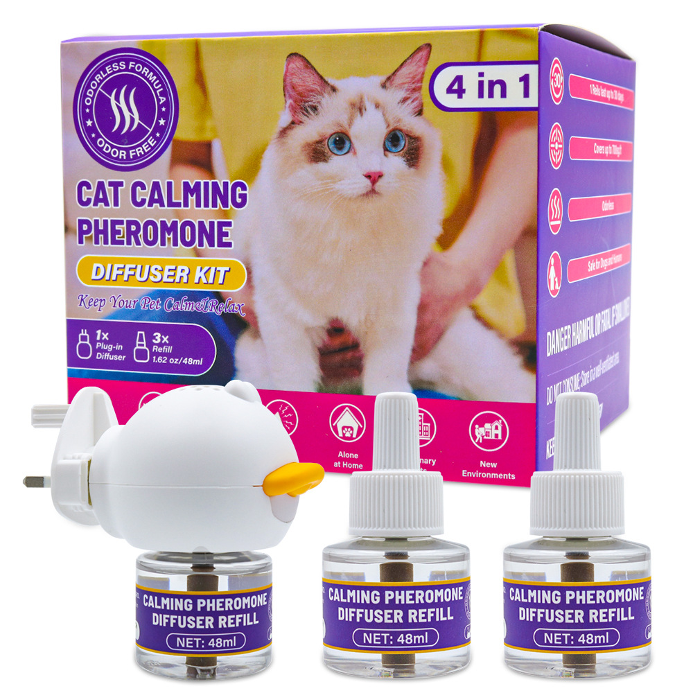 Pheromone Pheromone Pet Emotion Soothing Liquid for relieving, soothing, Anti-stress and Calming, Electric heating type Cross-border
