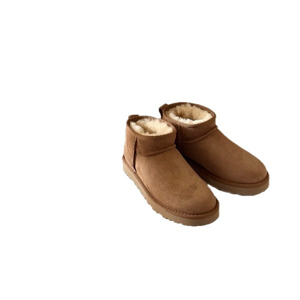 Northeast Cotton Shoes, Henan Sangpo Sheep fur Integrated snow Boots for Women 6109, men's and women's thin-soled snow boots