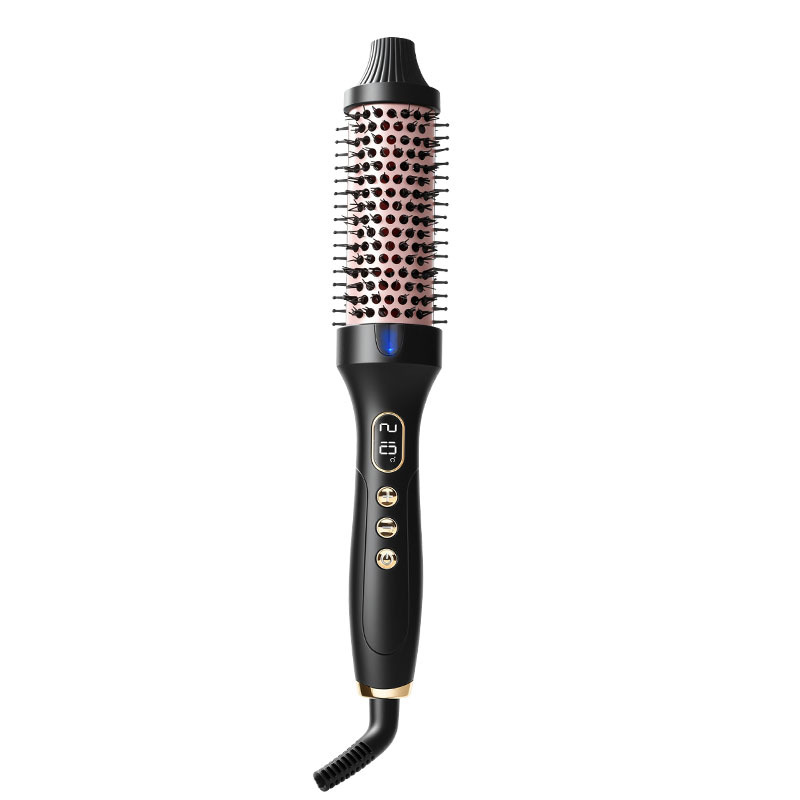 Cross-border voluminous comb, straightening comb, perming device, curling iron, dual-purpose for curling and straightening, dual PTC heating red light hair care curling iron