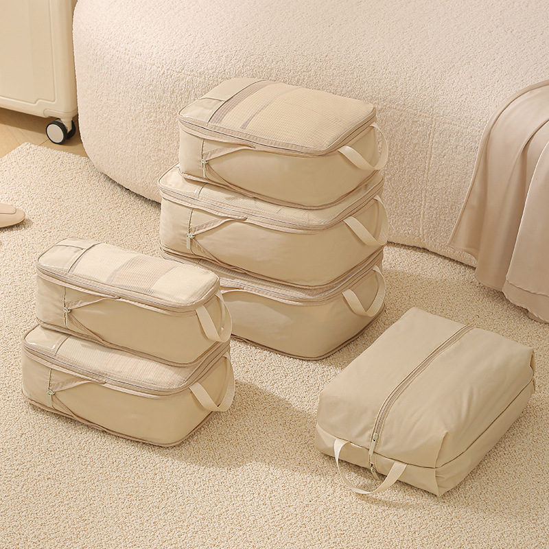 Travel storage bags, luggage, clothes, underwear, travel and business trip compartments, clothes storage bags, storage sets, six-piece sets