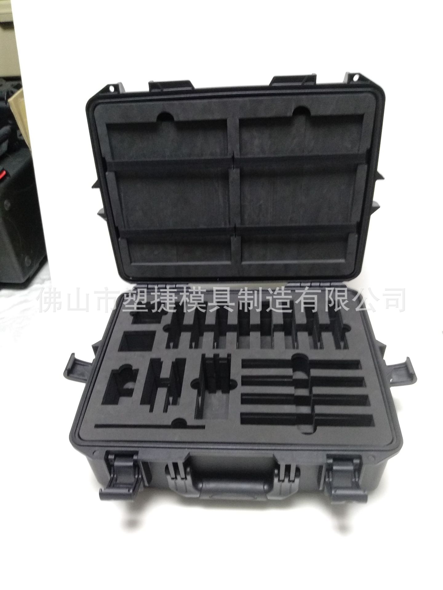 EVA customized XPE sponge laser-marked metal nameplate customized protective box, toolbox, aviation case