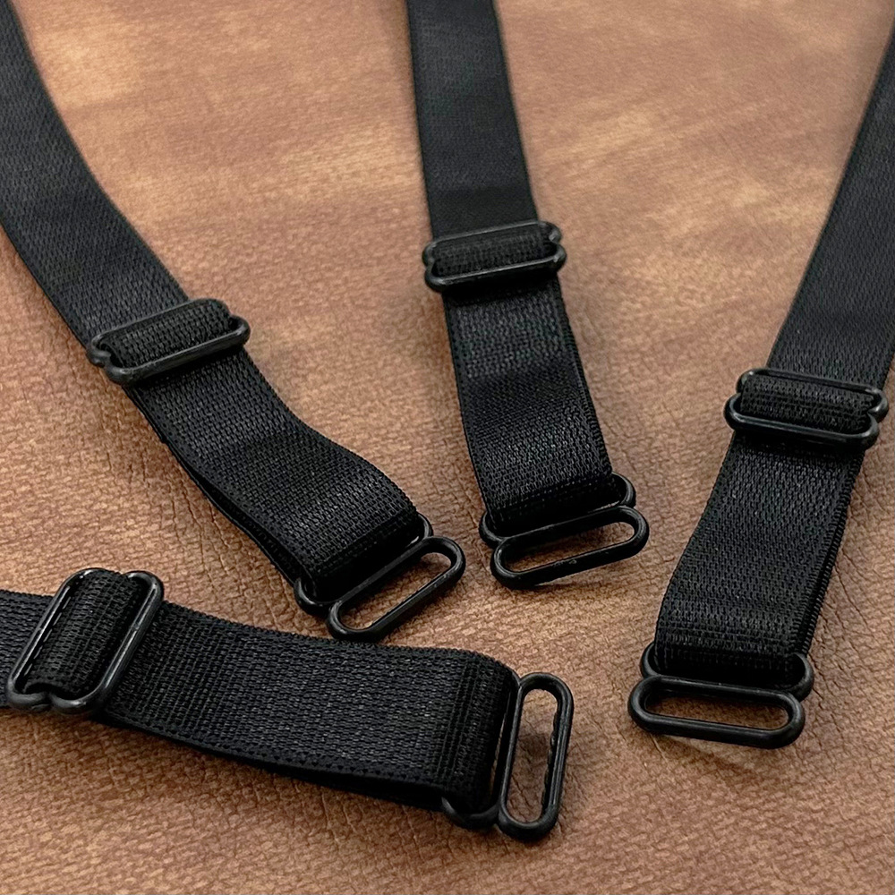 Custom-made 15mm spandex eye mask, elastic band, high-elasticity underwear, flat band, woven band, smooth fleece base, bra shoulder straps