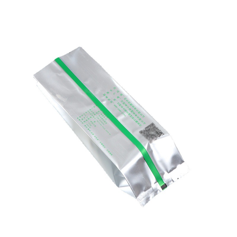 Color-printed octagonal sealed tea packaging bags, self-sealing, self-standing, easy-tear plastic packaging bags, aluminum foil composite materials