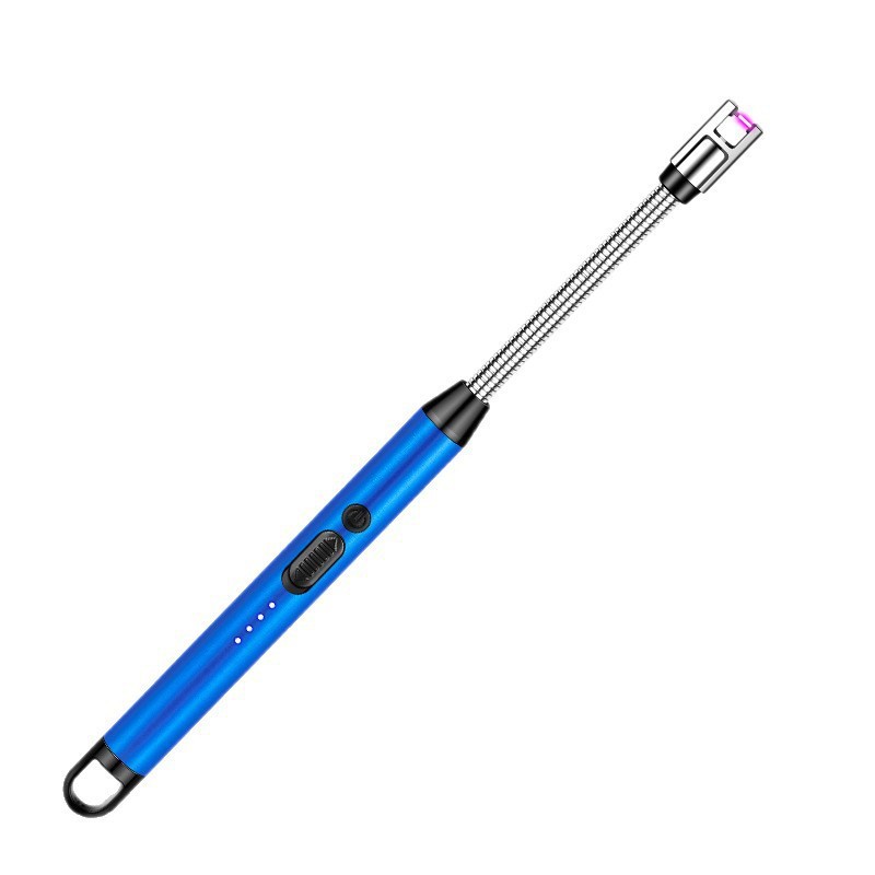 In-stock cross-border household gas stove charging igniter lighter with battery level display, single arc pulse lighter