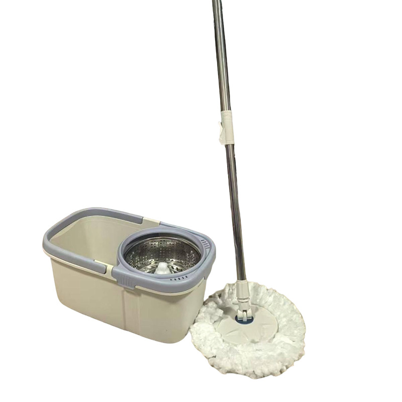 New household hand-free water-absorbing mop, dry and wet dual-purpose floor mop, clean the floor with one mop, rotating integrated mop bucket
