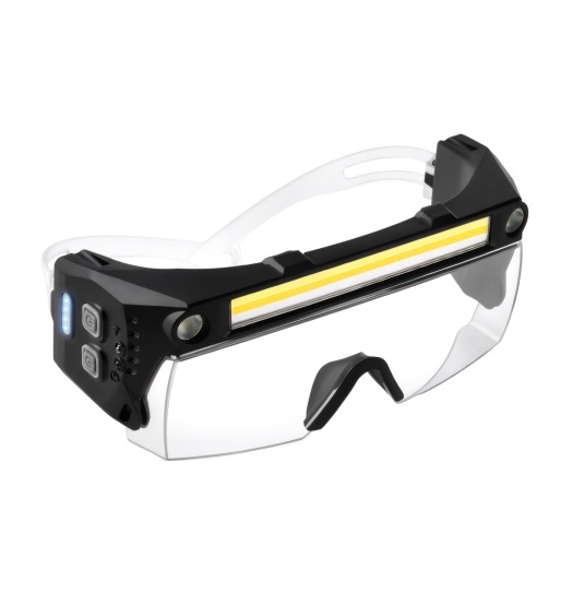 Ear-hanging high-intensity glasses headlamp, outdoor goggles lamp, laboratory work maintenance lamp, portable sensor headlamp