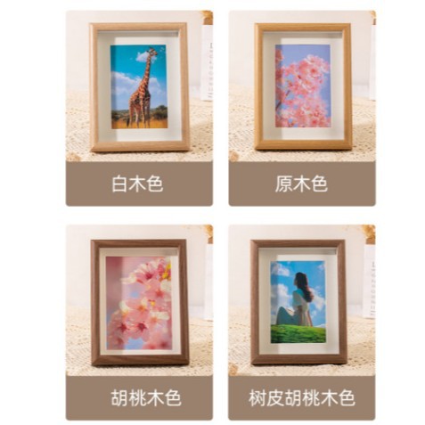 Hollow photo frame display table, rectangular handcrafted picture frame, 6-inch, 8-inch, 10-inch A4 wall hanging, creative wall hanging, wholesale empty frame