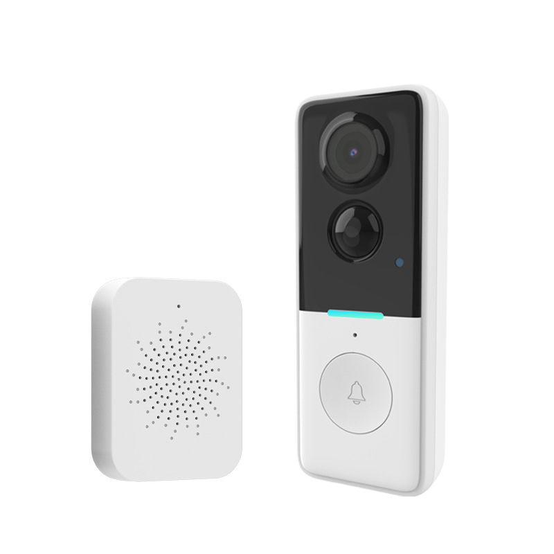 Smart video wireless intercom doorbell, WIFI remote waterproof, home low-power monitoring, foreign trade 1MP high-definition cloud