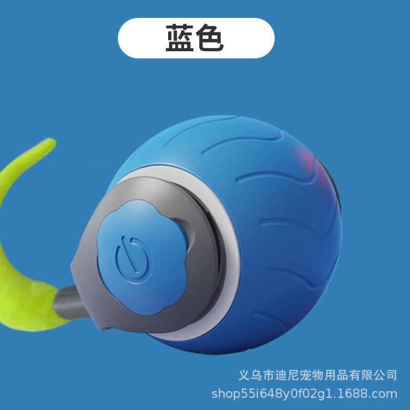 Cross-border smart Rolling Ball for entertainment, electric cat toy ball, self-entertaining tool for cats and dogs, pet supplies with a rope ball