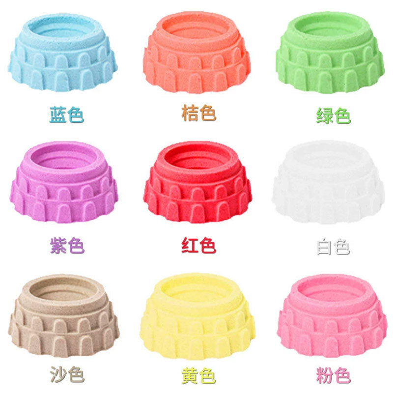 Children's space Magic sand playground indoor baby toys non-stick to hands wholesale colored clay dynamic tensile toy sand