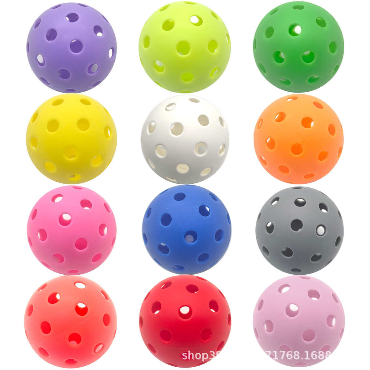 Pickleball 40-hole 26 outdoor sports hole ball Pickleball can be marked with logo. Factory direct sales and wholesale, cross-border