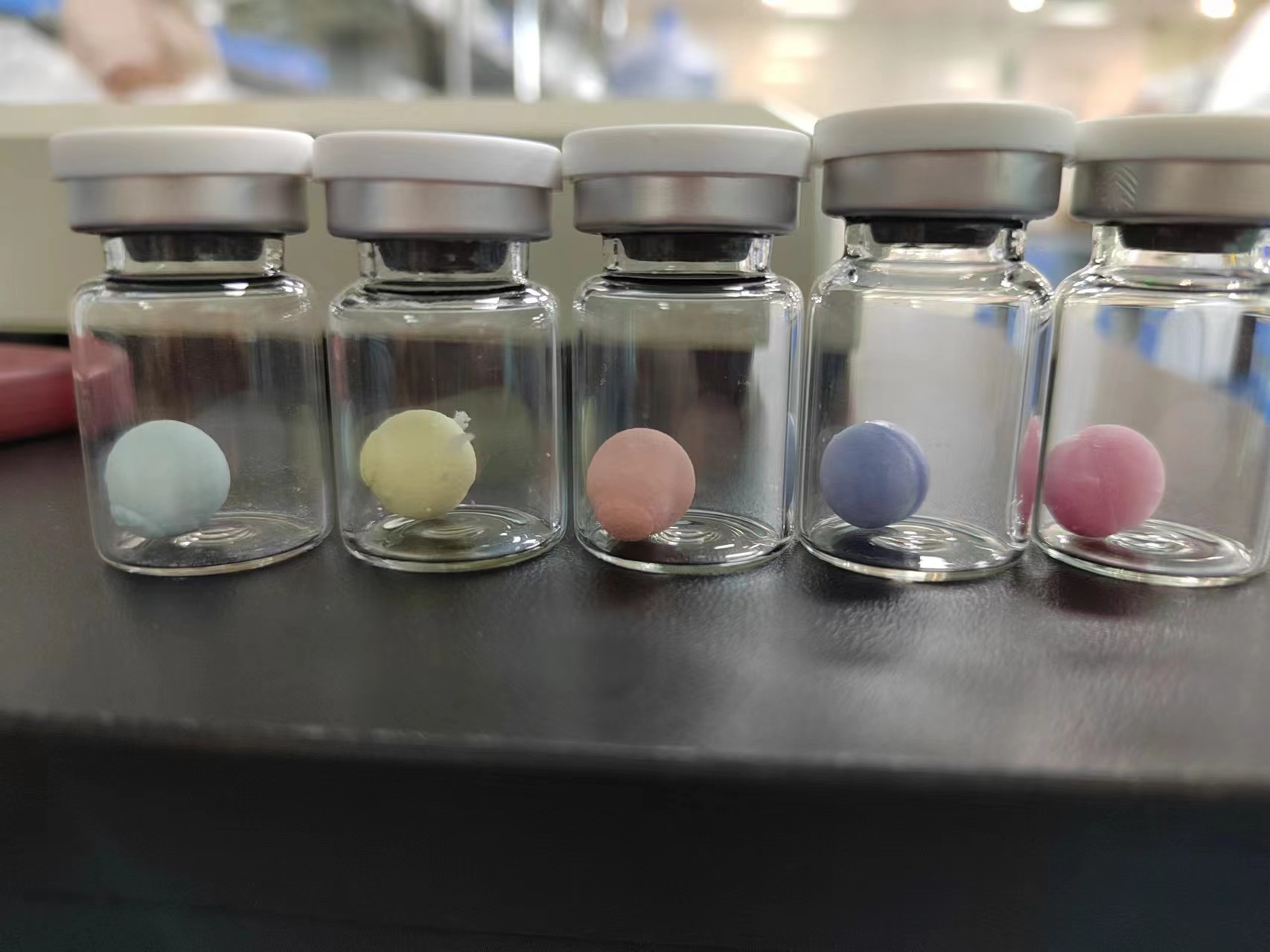 Long granulation tissue freeze-dried ball processing postpartum vaginal repair hydrating private part care seven-color private part freeze-dried ball set