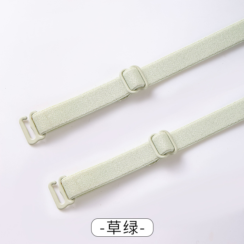 The underwear shoulder strap is detachable and exposed. The bra strap is an anti-slip bra accessory that can replace the one-neck elastic fabric shoulder strap